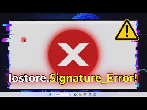 Get Rid of Fortnite Iostore Signature Error keep happening on Windows
