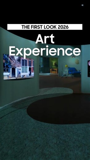 This space invites you to engage with art differently. Through the Samsung Art Store, Samsung TV connects your artistic sense to over 80 partners and 5,000 curated masterpieces. A considered answer for those who see art as part of everyday living. #TheFirstLook2026 #SamsungArtStore #SamsungVisionAI #SamsungTV