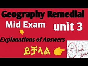 🛑Geography Mid Exam from chapter 3 plus deep explanations of answers