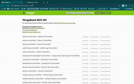 thingsboard使用之Rest API使用