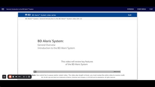 BD Alaris System General Introduction to the BD Alaris System Video 4min 12sec_mp4