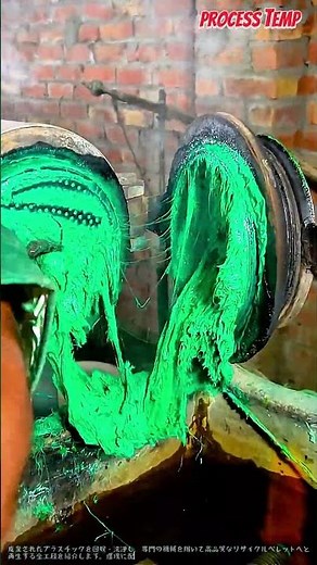 Plastic Recycling Process inside the Factory #worker #process #recycling #factory #industry
