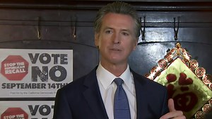 WATCH: Early California recall polling favors Governor Newsom. #MTPDaily @Markzbarabak: If Gov. Newsom "survives, if he does, it'll be tough to see how any Republican beats him." | Meet the Press