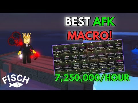 *NEW* BEST AUTO AFK FISCH MACRO ROBLOX! How To MACRO in FISCH ROBLOX!