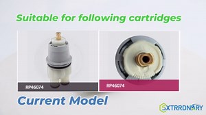 RP46074 Compatible with Delta 13/14 Series Bath Tub Shower Faucet Single Handle Universal MultiChoice Rough-in Valve Monitor Cartridge Repair Assembly Plumbing Parts