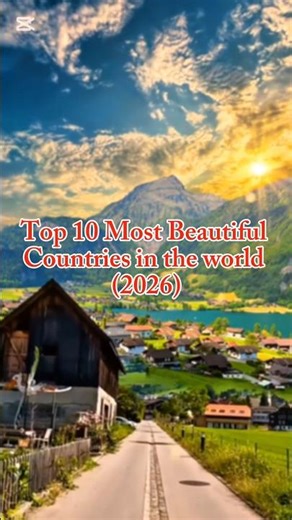 Top 10 Most Beautiful Countries in the World 🌍✨ #shorts#shorts #BeautifulCountries #Travel #viral