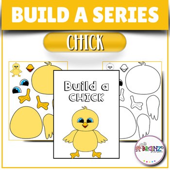 Build a Chick Craft & Literacy Pack | Fun Spring & Easter Activity | Letter C