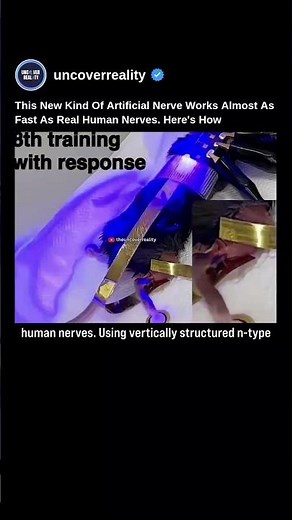 New Artificial Nerves Technology Behaves & Works Almost As Fast As Real Human Nerves #tech #shorts