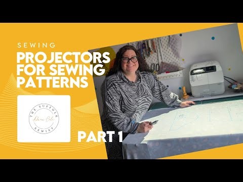 An introduction to using a projector for sewing patterns