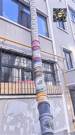 Simple Gravity Trash Chute System Using Stacked Buckets | Smart Waste Disposal Hack #9work