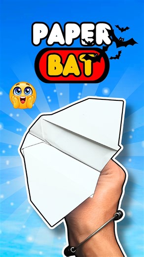 Amazing Paper Bat Plane 😱✈️🦇#shorts #diy #craft #paperplane #batplane #howto #origami #paper #crafts