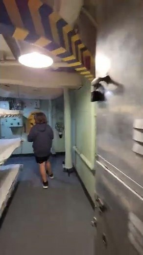 Bunk Beds on a Aircraft Carrier USS HORNET