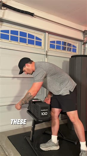 The PowerBlock Pro 100 EXP goes from 5 to 100 pounds in 2.5lb increments.