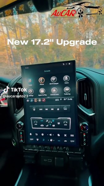 🔥 Power. Precision. Presence. ⏳Final 5 days to grab your Black Friday deal- don’t miss out. Meet the AuCar 17.2” Tesla-Style Android 14 Head Unit — built for the Chevy Silverado & GMC Sierra (2019–2025). Sleek LED knobs Smart Android 14 system Designed for power and style Premiered live at #SEMA2025 #gmcsierra #chevysilverado #Teslascreen #truckmods