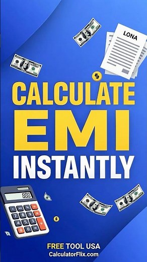Calculate Your Loan Payment in Seconds 💰 Free EMI Calculator USA 🇺🇸 #shorts #emicalculator #loan