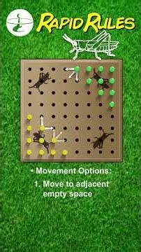 Ancestor of Halma and Chinese Checkers, Grasshopper was developed in the early 1800s in England.