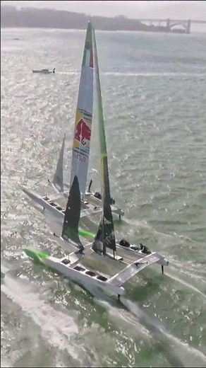 Woah 😳 Wing Failure caught on camera 📷 #SailGP #sailing #racing