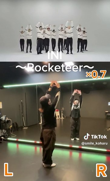 INI 「Rocketeer」 0.7倍速練習動画 #INI #rocketeer #MINI #ダンス解説 #dance #レッスン動画 #練習用 #ダンス動画 #practice