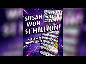 Midwest City woman wins $1 million prize on scratch-off