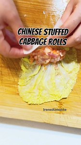 Chinese Stuffed Cabbage Rolls #cooking #recipeshare #homecooking #cabbage #recipeideas #CookingEssentials | Irene Almonte