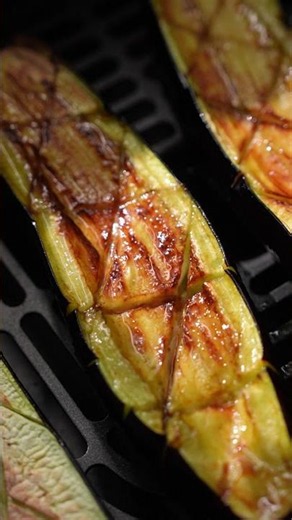 こんな調理方法もあった？！【焼きナス】レシピ #ノンフライヤー #cosori #cooking #料理 #おうちごはん #おうちカフェ #レシピ動画 #簡単レシピ