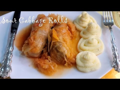SOUR CABBAGE ROLLS How to make, easy, simple