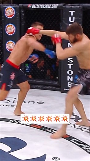 Overhand from hell! Vadim Nemkov just detonated a missile 🔥😤 #MMA #Knockout #Fighter | Bellator MMA