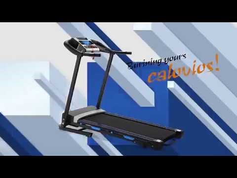 Merax Treadmill Easy Assembly Folding Electric Treadmill Power Motorized Running Machine