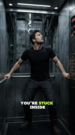 What if You Trapped Inside A Collapsing Elevator #science #facts #zackdfilmsstyle