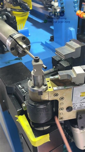 Coiled Cooper Tube Straightening Cutting and Bending for HVAC Tube Fittings