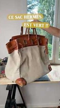 Restoring an old Hermès belted top!