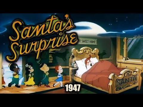 🎅 Santa’s Surprise (1947) | Classic Christmas Cartoon by Famous Studios 🎄✨