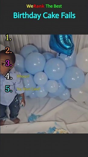 Ranking the Best Birthday Cake Fails 🎂😂 #shorts #fail #cake