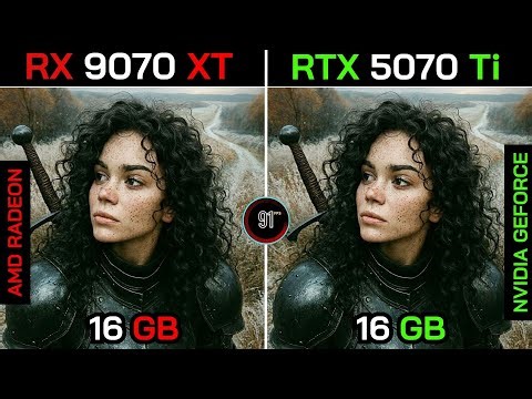 RTX 5070 Ti VS RX 9070 XT + Ryzen™ 7 9800X3D : TEST IN 20 GAMES