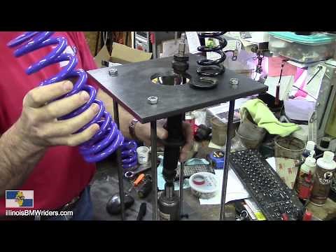 BMW K1200LT DIY Spring Change Using OEM Shocks