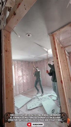 Manual Demolition Tool for Easy Ceiling Removal