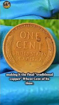 1942 Wheat Penny Value | Last Copper Penny Before Steel Cents! #coin #lincolnpenny #silvermoney