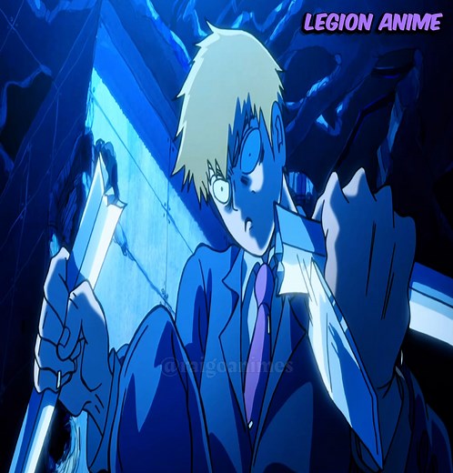 Mob le transfiere su poder a su maestro. #anime #fypシ゚ | Historietas