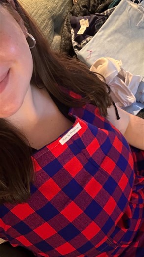 Made by Pomegranate on Instagram: "Should I make more aprons?! I think so😆 #sewing #handmade #vintagepattern #design #thrifting"