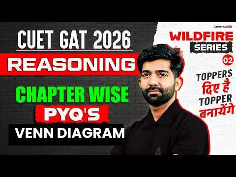 CUET GAT 2026 | Reasoning PYQs | Venn Diagram | Wildlife Series Part 02