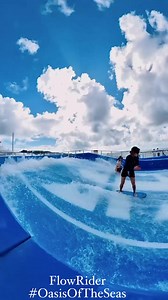 139K views · 1K reactions | That is how the pros use the #FlowRider I think I need some practice. ￼#OasisOfTheSeas #RoyalCaribbean | To Boldly Travel with Michel | Facebook