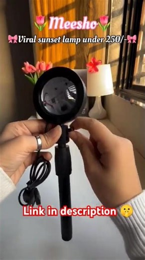 Sunset Lamp Unboxing & Review | 16 Colors Sunset Projector | Best Aesthetic Room Decor Under ₹400 |