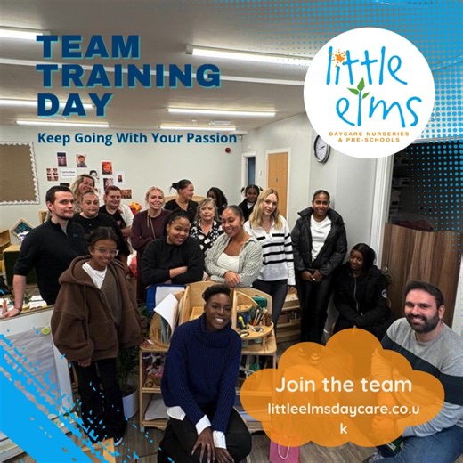 Investing in our team means investing in our children’s future 🌟 Our training day at Little Elms Sydenham was all about collaboration, creativity, and continuous learning. Proud of our dedicated staff for always striving to give the very best! 👏 #NurseryLife #ProfessionalDevelopment #Teamwork #nurseries #earlyyears #eyfs #sydenham #catford #catfordgreen #lee #lewisham #beckenham #bromley #crofton #orpington #greenwich #peninsula #shirley #croydon #littleelmsdaycare | Little Elms Daycare Nurser