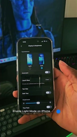 Enable Light Mode on iPhone