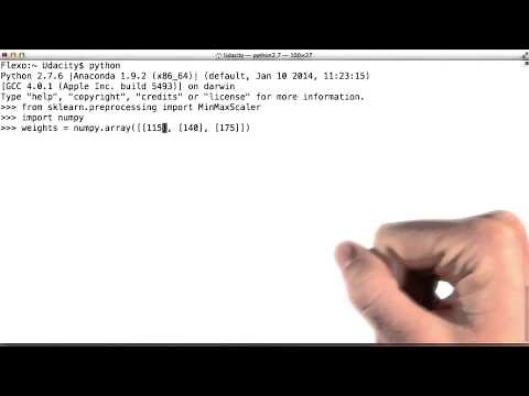 Min/Max Scaler in sklearn