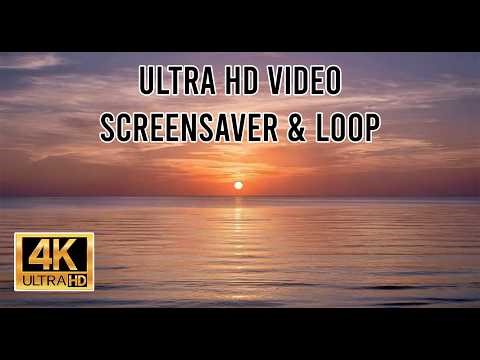 Golden Sunset Beach | TV Screensaver | Framed Art | Wallpaper | 4k 1080 Visuals