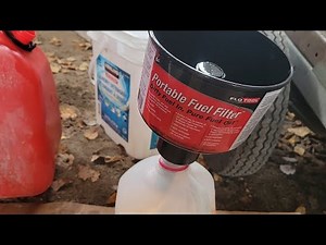 Test of Portable Fuel Filter Funnel