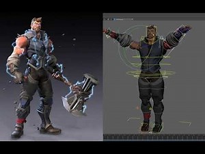 FREE DOWNLOAD RIG AND TEXTURE - THOR (MARVEL)