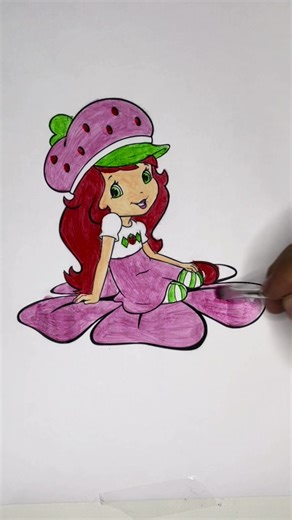 Moranguinho: Colorindo com Tinta Guache e Diversão