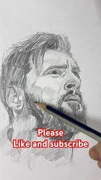 Lionel Messi Pencil Sketch 🐐 | Tribute to the GOAT